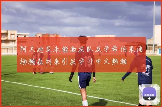 阿夫迪亚未能激发队友学希伯来语杨瀚森到来引发学习中文热潮
